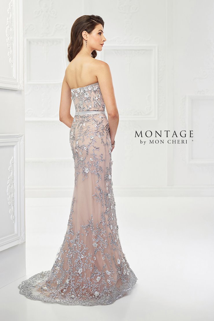 Mother of the Bride Dresses Long Formal Metallic Lace Evening Mother of the Bride Dress  Silver/Nude