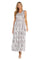 Formal Dresses Long Formal Metallic Printed Dress Lavender/Silver