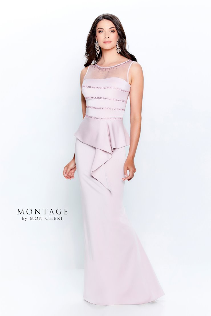 Formal Dresses Long Peplum Ruffle Formal Dress Petal