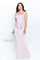 Formal Dresses Long Peplum Ruffle Formal Dress Petal