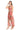 Cocktail Dresses Printed High Low Petite Cocktail Dress Coral/Green
