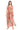 Cocktail Dresses High Floral Print Cocktail Dress Coral/Green