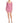 Cocktail Dresses Short Glitter Long Sleeve Cocktail Mini Dress Pink