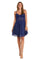 Cocktail Dresses Homecoming Short Cocktail Lace Corset Dress Royal