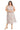 Plus Size Dresses Plus Size Printed Floral Midi Dress Ecru