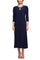 Mother of the Bride Dresses A Line Mother of the Bride Tea Length Dress Navy