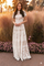 Long Lace Short Sleeve Formal Black Evening Dress – Black