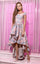 Prom Dresses A Line Formal High Low Prom Dress Pink/Grey