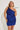 Plus Size Dresses Plus Size Beaded Short Fitted Dress Royal Blue