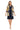 Cocktail Dresses Short Printed Evening Cocktail Petite Dress Navy/Yellow