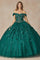 Long Ball Gown Off Shoulder Quinceanera Dress