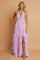 Prom Dresses Long Formal Halter Neck Beaded Corset Prom Dress Pink