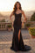 Prom Dresses Long Fitted Ruching Formal Prom Dress Black