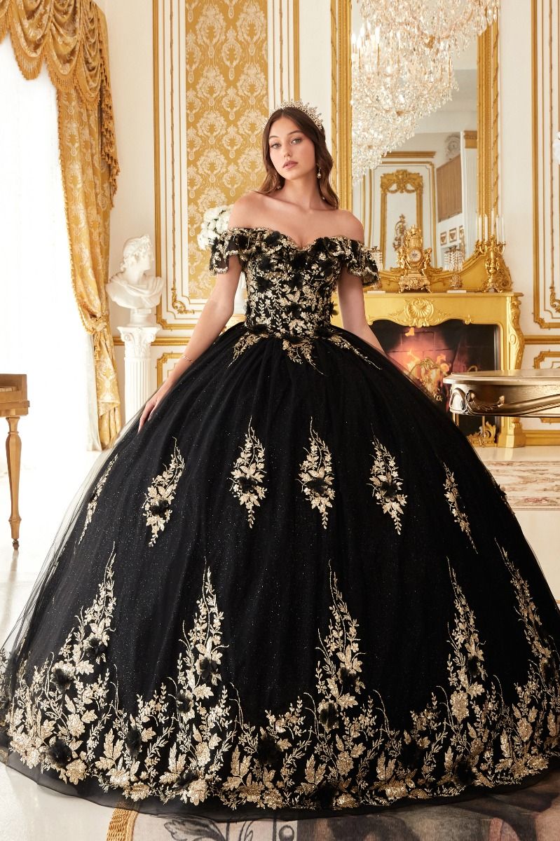 LaDivine 15701 Long Ball Gown Quinceanera Dresses