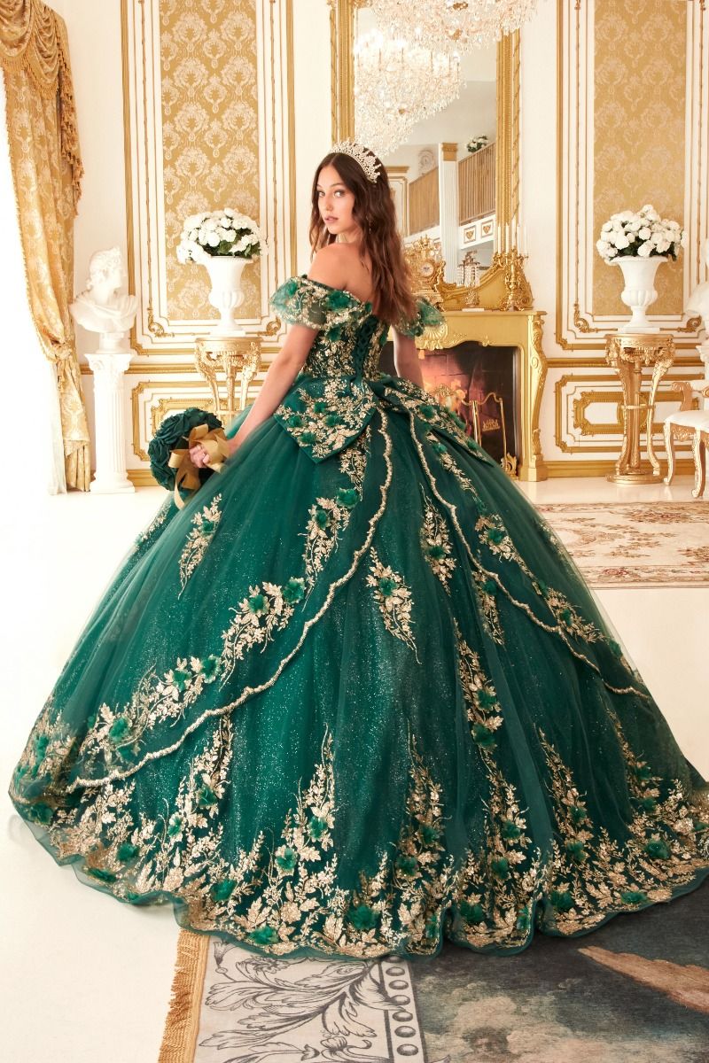 LaDivine 15701 Long Ball Gown Quinceanera Dresses