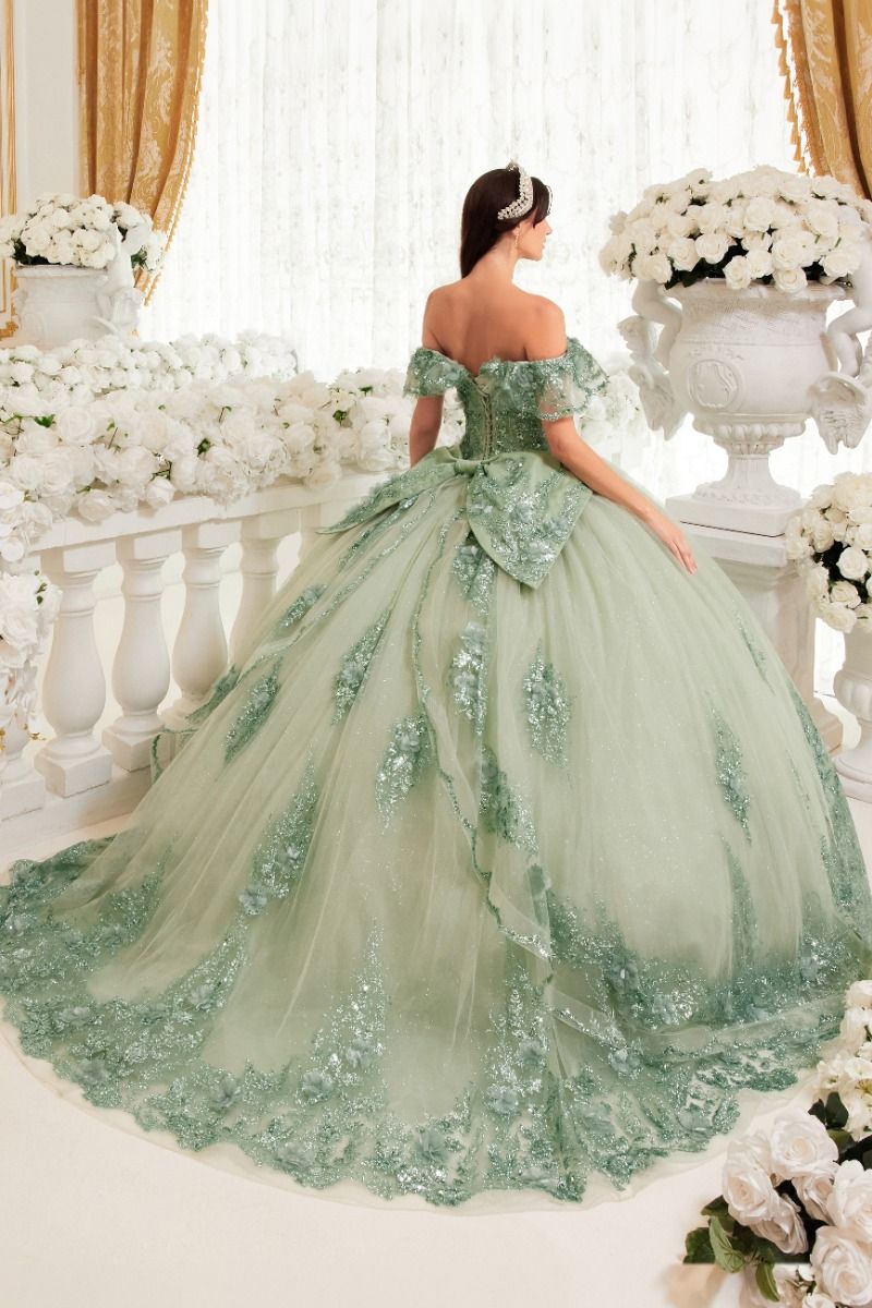 LaDivine 15701 Long Ball Gown Quinceanera Dresses