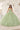 Quinceniera Dresses Long Floral Ball Gown Cape Quinceanera Dress Sage