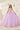 Quinceniera Dresses Long Ball Gown Floral Applique Quinceanera Cape Dress Lilac