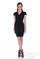 Cocktail Dresses Fitted Short Pattern Beaded Cocktail Dress Black