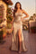 Long Formal Strapless Corset Fitted Gown – Blue