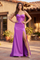 Long Formal Strapless Corset Fitted Gown – Blue