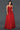 Long Spaghetti Straps Evening Gown Red