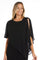 Mother of the Bride Dresses Mother of the Bride Rhinestone Trim Poncho Black