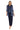 Pant Suit Mother of the Bride Floral Jacket Pant Suit Navy/Periwinkle