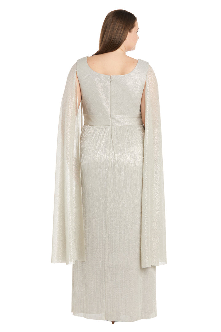 Plus Size Dresses Long Metallic Mother of the Bride Dress Plus Size Champagne