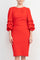 Cocktail Dresses Fitted Short Cocktail Dress Red