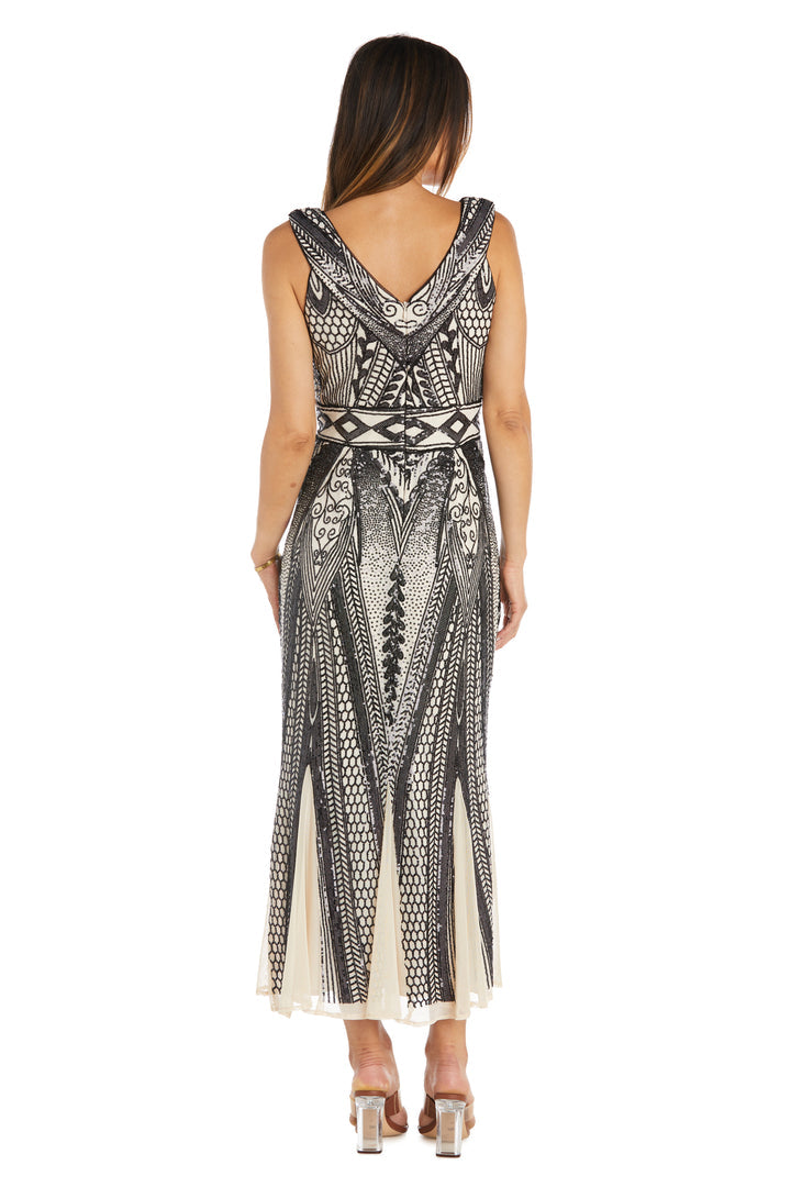 Formal Dresses Long Formal Sequin Evening Dress Champagne/Black