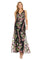 Formal Dresses Long Floral Evening Formal Dress Black/Multi