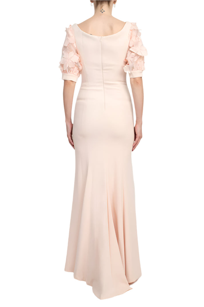 Formal Dresses Long Fitted Formal Evening Slit Dress Rose