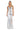 Prom Dresses Long Formal Fitted Slit Prom Dress White/Silver