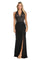 Prom Dresses Pleated Long Formal Corset Lace Prom Dress Black/Nude