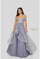 Prom Dresses Long Ball Gown Beaded Prom Dress Silver Lilac