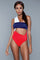 Swimwear 1973 Kennedy Swimsuit White/Red/Blue