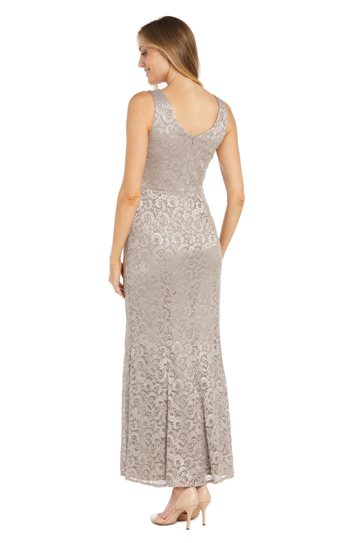 Formal Dresses Glitter Long Overlay Jacket Petite Dress Champagne