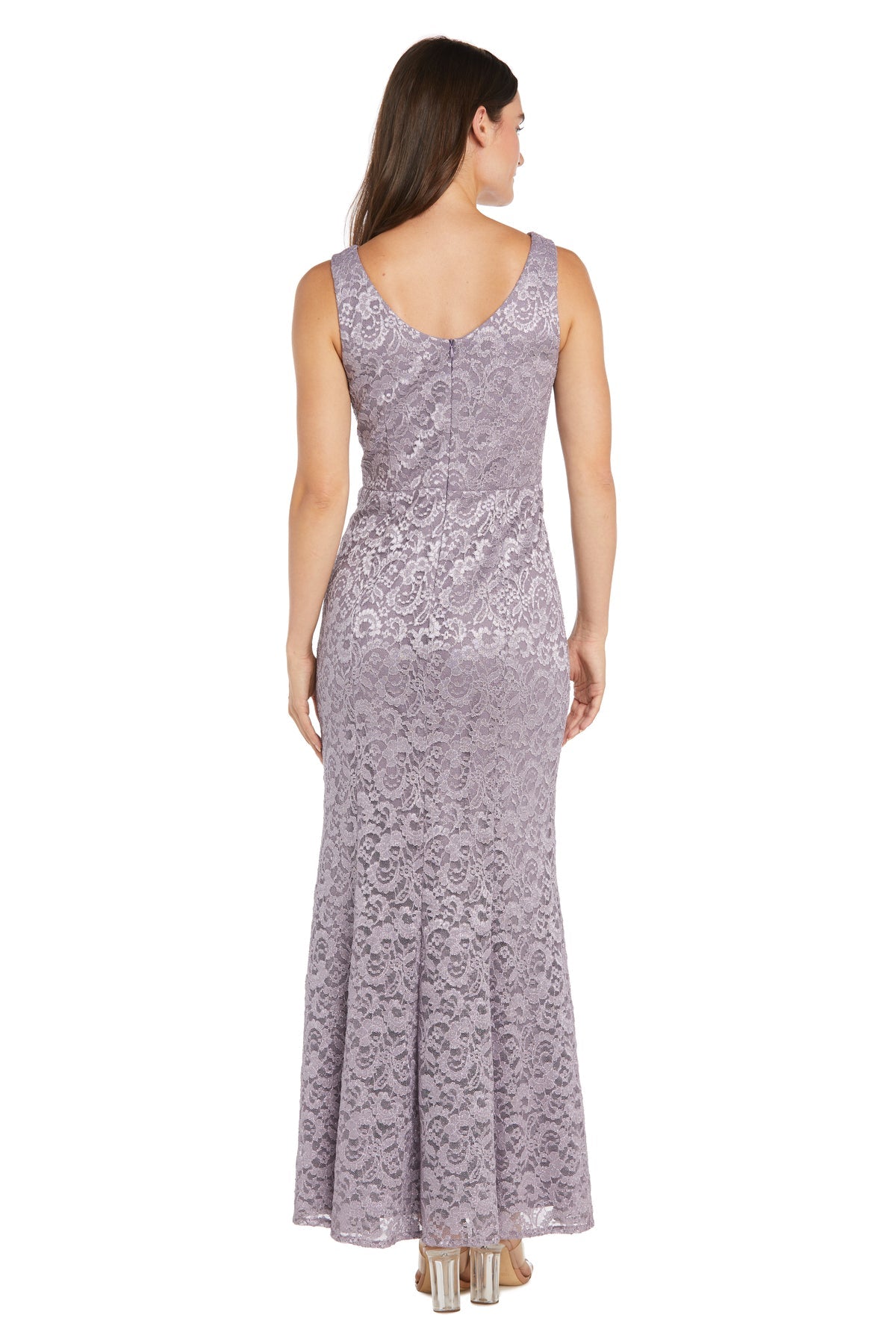 Mother of the Bride Dresses Long Glitter Lace Jacket Formal Mother of the Bride Dress Orchid