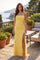 Elegant Lace Floor-Length Prom Dress with Open Back