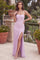 Elegant Lace Floor-Length Prom Dress with Open Back
