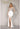 Formal Dresses Long Sleeve Formal Prom Beaded Illusion Dress Ivory Nude