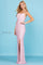 Prom Dresses Long Formal Slit Prom Sequin Dress Petal