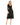 Cocktail Dresses Long Sleeve Cocktail Floral Beaded Short Midi Dress Black