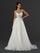 Wedding Dresses Long Beaded Bridal A Line Wedding Dress Off White