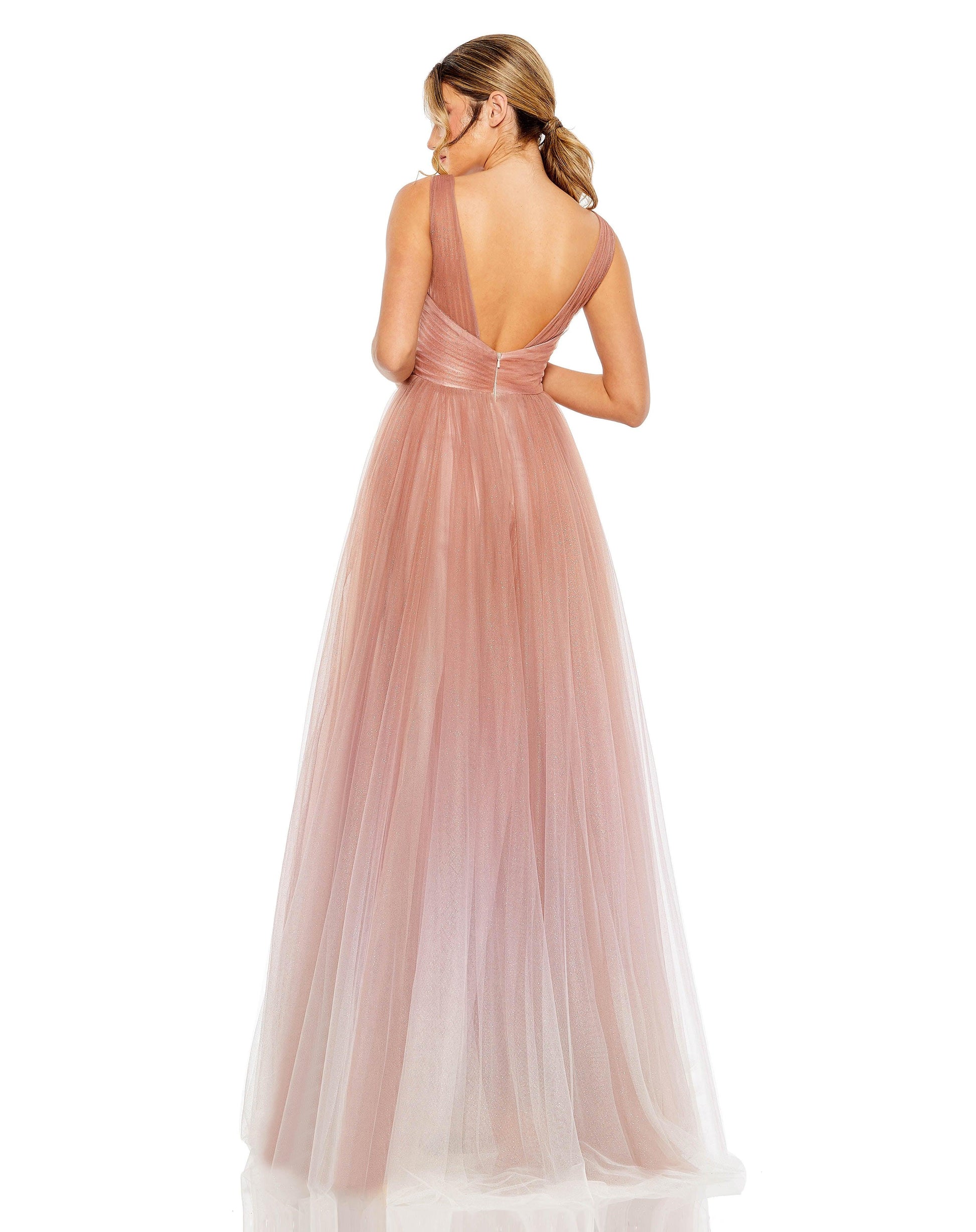 Prom Dresses Prom Sleeveless Long Formal Dress Vintage Rose