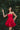 Cocktail Dresses Short 3D Cocktail Ruffle Dress Red
