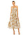 Formal Dresses Strapless Brocade Pockets Midi Dress Bronze