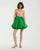 Cocktail Dresses Short 3D Flower Cocktail Mini Dress Spring Green
