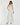 Jumpsuit Long 3D Flower Halter Jumpsuit Ivory